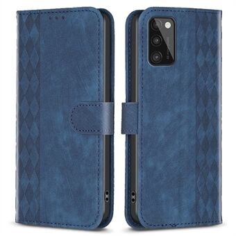 Voor Samsung Galaxy A41 (wereldwijde versie) Imprinting Pattern Cover Stand Portemonnee Magnetische sluiting Telefoonhoes