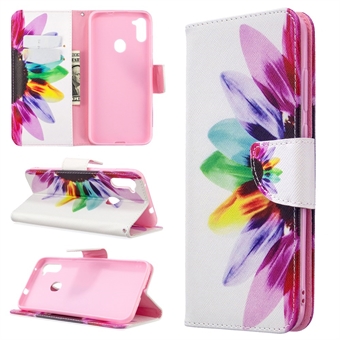 Stand Leren portemonnee-hoes voor Samsung Galaxy A11 (EU-versie) / M11