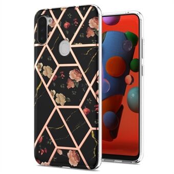 Valbestendig slank marmerontwerp IML IMD galvaniserende zachte TPU-telefoonhoes voor Samsung Galaxy M11 / A11 (EU-versie)