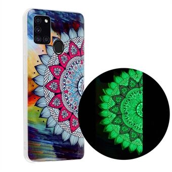 Noctilucent IMD TPU-achterbehuizing voor Samsung Galaxy A21s