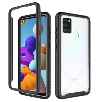 Voor de schokbestendige pc van de Samsung Galaxy A21 + hybride TPU-hoes