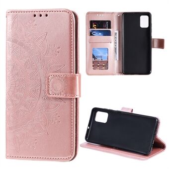 Gedrukte Mandala Flower Wallet Leren Flip Case voor Samsung Galaxy Note20 / Note20 5G