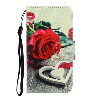 Patroon Print Flip Cover Lederen Portemonnee Stand Shell voor Samsung Galaxy Note 20 / Note 20 5G