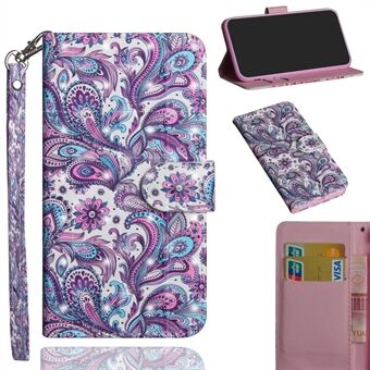 Lichtvlekdecor Patroonafdrukken Leren hoesje voor Samsung Galaxy Note 20 / Note 20 5G