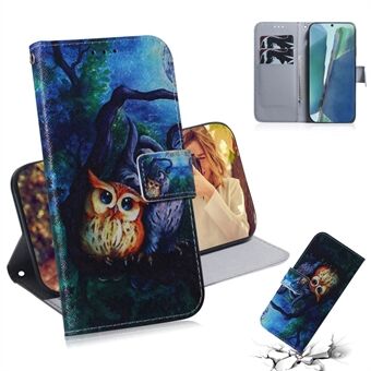 Patroonafdruk PU-lederen portemonnee-hoesje voor Samsung Galaxy Note 20 5G / Galaxy Note 20