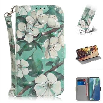 Patroonafdruk Lichtvlek Decor lederen telefoonhoes voor Samsung Galaxy Note 20 / Note 20 5G