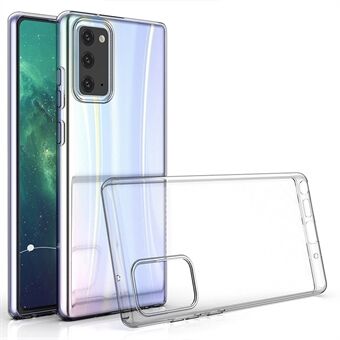 Voor Samsung Galaxy Note20 4G/5G HD Clear Flexibele TPU Mobiele Telefoon Case Ultra Slim Anti-drop Telefoon Bescherming Cover: