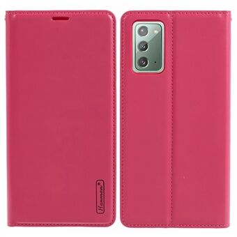 HANMAN Minuo-serie voor Samsung Galaxy Note20 / Note20 5G hoesje van kunstleer voor telefoon.