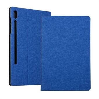 Doek Textuur PU Lederen Stand Tablet Hoesje voor Samsung Galaxy Tab S7 T870 T875 / S8