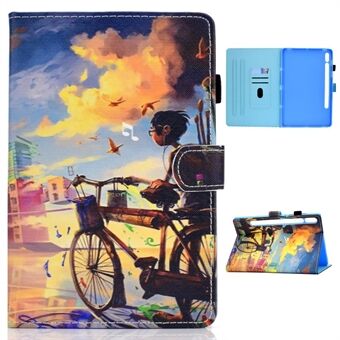 Printing Leren Hoes met Kaarthouder voor Samsung Galaxy Tab S7 T870 / S8