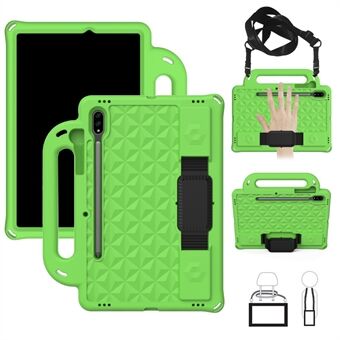 Rhombus Design EVA Beschermhoes + Schouderriem voor Samsung Galaxy Tab S7 / S8