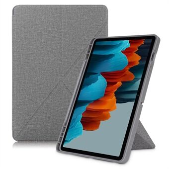 Origami Staand Sterke Magneet Leren Slimme Hoes met Pennenhouder voor Samsung Galaxy Tab S7 T870 T875/Tab S8