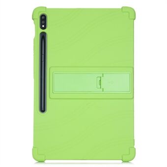 Siliconen tablethoes met uitschuifbare standaard voor Samsung Galaxy Tab S8/S7