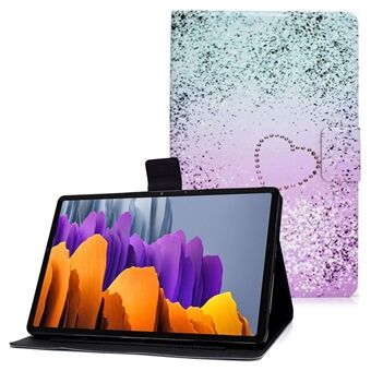 Voor Samsung Galaxy Tab S7 T870/Galaxy Tab S8 X700 X706 Anti-drop Patroon Afdrukken Lederen Tablethoes Beschermhoes