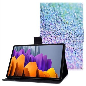 Voor Samsung Galaxy Tab S7 T870/Galaxy Tab S8 X700 X706 Anti-val Patroon Afdrukken Leren Tablethoes Beschermhoes - Multi