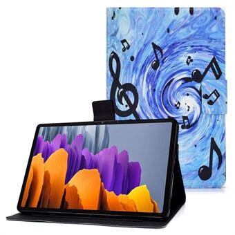 Voor Samsung Galaxy Tab S7 T870/Galaxy Tab S8 X700 X706 Anti-drop Patroondruk Leren Tablethoes Beschermhoes