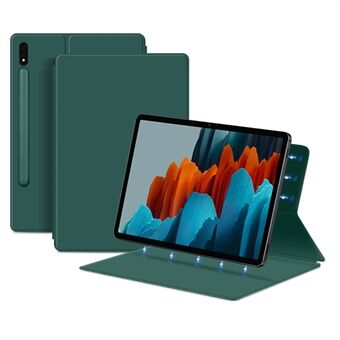 Voor Samsung Galaxy Tab S7 PU Leren Magnetische Tablet Hoes Stand Automatische Slaap / Wake Cover