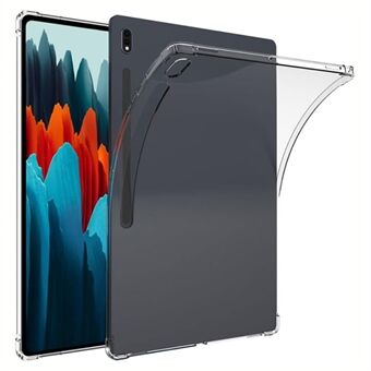 Voor Samsung Galaxy Tab S7 / S8 Anti-drop Tablet Hoesje met Versterkte Hoeken Transparante TPU Cover