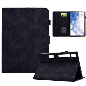 Voor Samsung Galaxy Tab S8 X700 X706 / Tab S7 T870 T875 hoes met patroon bedrukt PU lederen tablet hoesje.