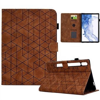 Voor Samsung Galaxy Tab S8 X700 X706 / Tab S7 T870 T875 Hoesje met patroon opgedrukte PU-lederen tabletcover.