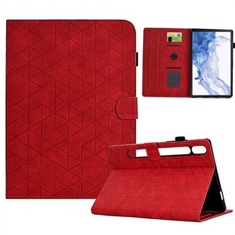 Voor Samsung Galaxy Tab S8 X700 X706 / Tab S7 T870 T875 Hoesje met gedrukt patroon van PU-leer voor tablets.