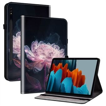 Voor Samsung Galaxy Tab S7 / S8 hoesjes Patroon Printen Flip Tablet Hoesje met Kaartsleuf