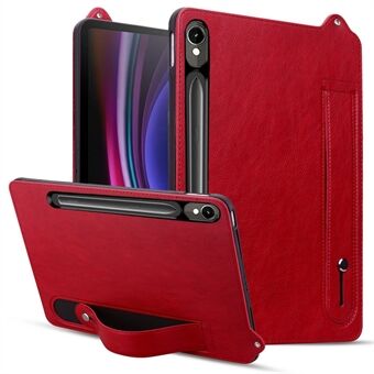 Tablet Hoes Voor Samsung Galaxy Tab S10 / S9 FE / S9 / S8 / S7 Handriem Kickstand Lederen Hoes