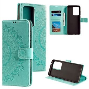 Opdruk Flower Leather Wallet Case voor Samsung Galaxy Note20 Ultra / Note20 Ultra 5G