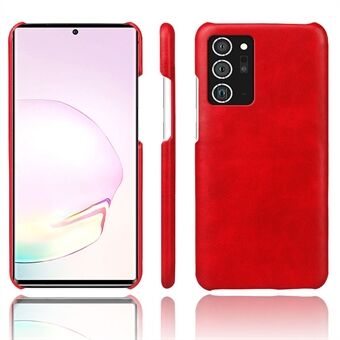 KSQ Crazy Horse Skin PU-leer gecoate pc-cover Harde hoes voor Samsung Galaxy Note20 Ultra/20 Ultra 5G