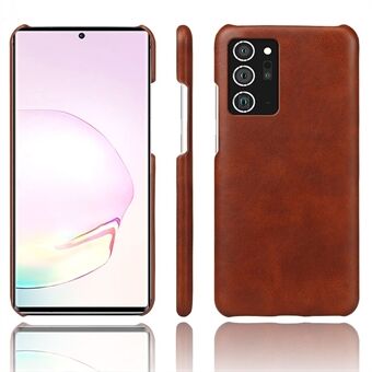 KSQ Crazy Horse Skin PU-leer gecoate pc-cover Harde hoes voor Samsung Galaxy Note20 Ultra/20 Ultra 5G