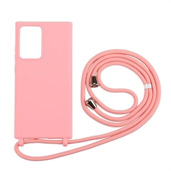 Zachte TPU-hoes met koord voor Samsung Galaxy Note20 Ultra Cover / Note20 Ultra 5G Shell