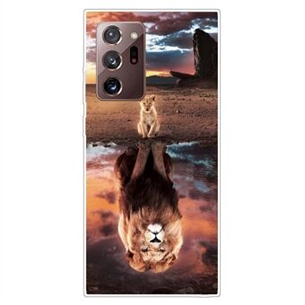 Patroonafdruk TPU-hoesje voor Samsung Galaxy Note20 Ultra / Note20 Ultra 5G zachte hoes