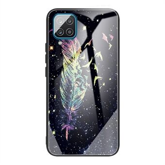 Gehard glas + TPU patroon printen Hybride telefoon beschermhoes voor Samsung Galaxy A42 5G