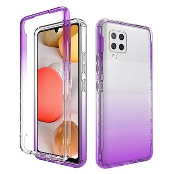 2-in-1 Gradient Color Hybrid PC + TPU Cover voor mobiele telefoon voor Samsung Galaxy A42 5G