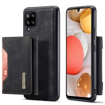 DG.MING M2-serie Anti-kras Tri-fold Wallet Magnetische Kickstand Leren Case voor Samsung Galaxy A42 5G