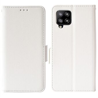 Litchi Textuur PU Lederen Beschermhoes Allround Schokbestendige Stand Portemonnee Telefoon Case voor Samsung Galaxy A42 5G / M42 5G