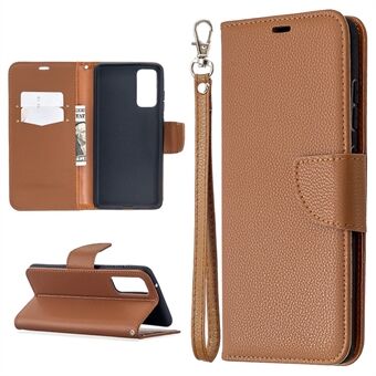 Litchi Surface met Wallet Leather Stand Case voor Samsung Galaxy S20 FE 4G/FE 5G/S20 Lite/S20 FE 2022