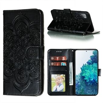 Opdruk Mandala Flower lederen beschermhoes voor Samsung Galaxy S20 FE/S20 FE 5G/S20 Lite/S20 FE 2022