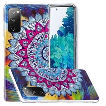 Noctilucent IMD TPU telefoon achterkant voor Samsung Galaxy S20 FE 4G/5G/2022/S20 Lite