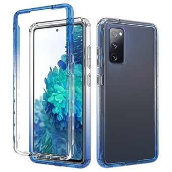 Voor Samsung Galaxy S20 FE 4G/5G/S20 Lite/S20 FE 2022 Kleurverloop Helder TPU + PC Case