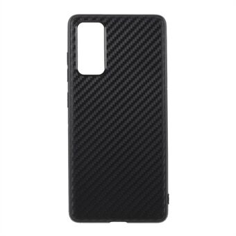 Voor Samsung Galaxy S20 FE 4G/5G/S20 Lite/S20 FE 2022 Carbon Fiber Textuur TPU Case Shell