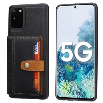 TPU-hoes met PU-leercoating [kaartsleuven] [standaard] voor Samsung Galaxy S20 FE 4G/FE 5G/S20 Lite/S20 FE 2022