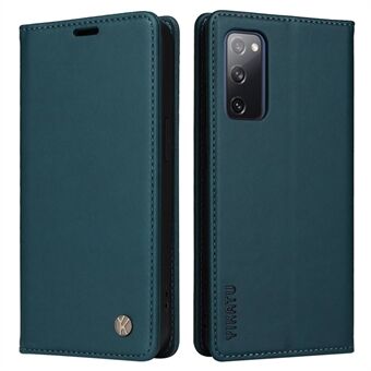 YIKATU YK-001 voor Samsung Galaxy S20 FE / S20 FE 5G / S20 FE 2022 / S20 Lite PU Leer Anti- Scratch Case Telefoon Portemonnee Stand Cover
