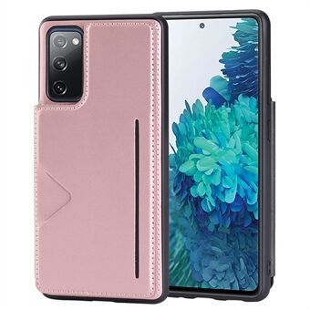 HANMAN Mika-serie voor Samsung Galaxy S20 FE / S20 FE 5G / S20 FE 2022 / S20 Lite magnetische kaartsleuven telefoonhoes PU-leer gecoate TPU-hoes