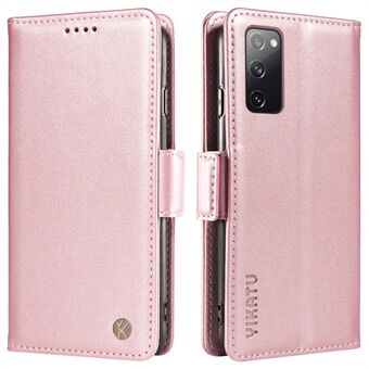 YIKATU YK-003 portemonnee-hoesje voor Samsung Galaxy S20 FE / S20 FE 5G / S20 FE 2022 / S20 Lite, PU lederen Stand magnetische telefoonhoes