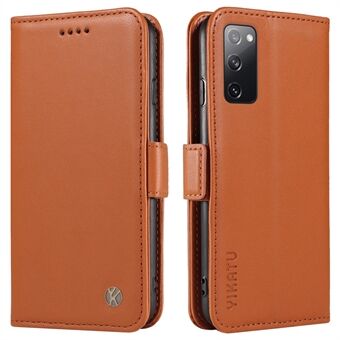 YIKATU YK-003 portemonnee-hoesje voor Samsung Galaxy S20 FE / S20 FE 5G / S20 FE 2022 / S20 Lite, PU lederen Stand magnetische telefoonhoes