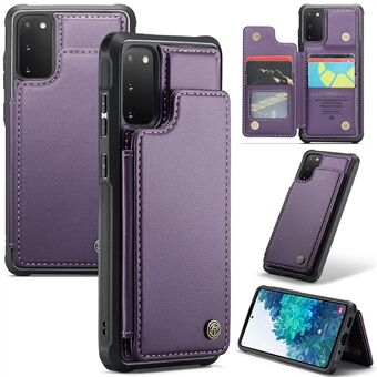 CASEME C22-serie voor Samsung Galaxy S20 FE / FE 5G / S20 Lite / S20 FE 2022 telefoonhoesje met 5 kaartsleuven en standaard