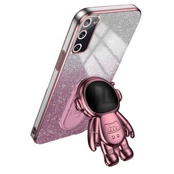 Voor Samsung Galaxy S20 FE 2022 / S20 Lite / S20 FE 5G / S20 FE Astronaut Kickstand Telefoonhoesje PC+TPU Cover