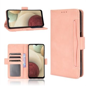 Voor Samsung Galaxy M12 / A12 Meerdere kaartsleuven Beschermhoes Stand lederen tas