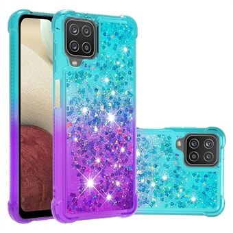 Schokbestendige Gradient Quicksand TPU Shell voor Samsung Galaxy A12